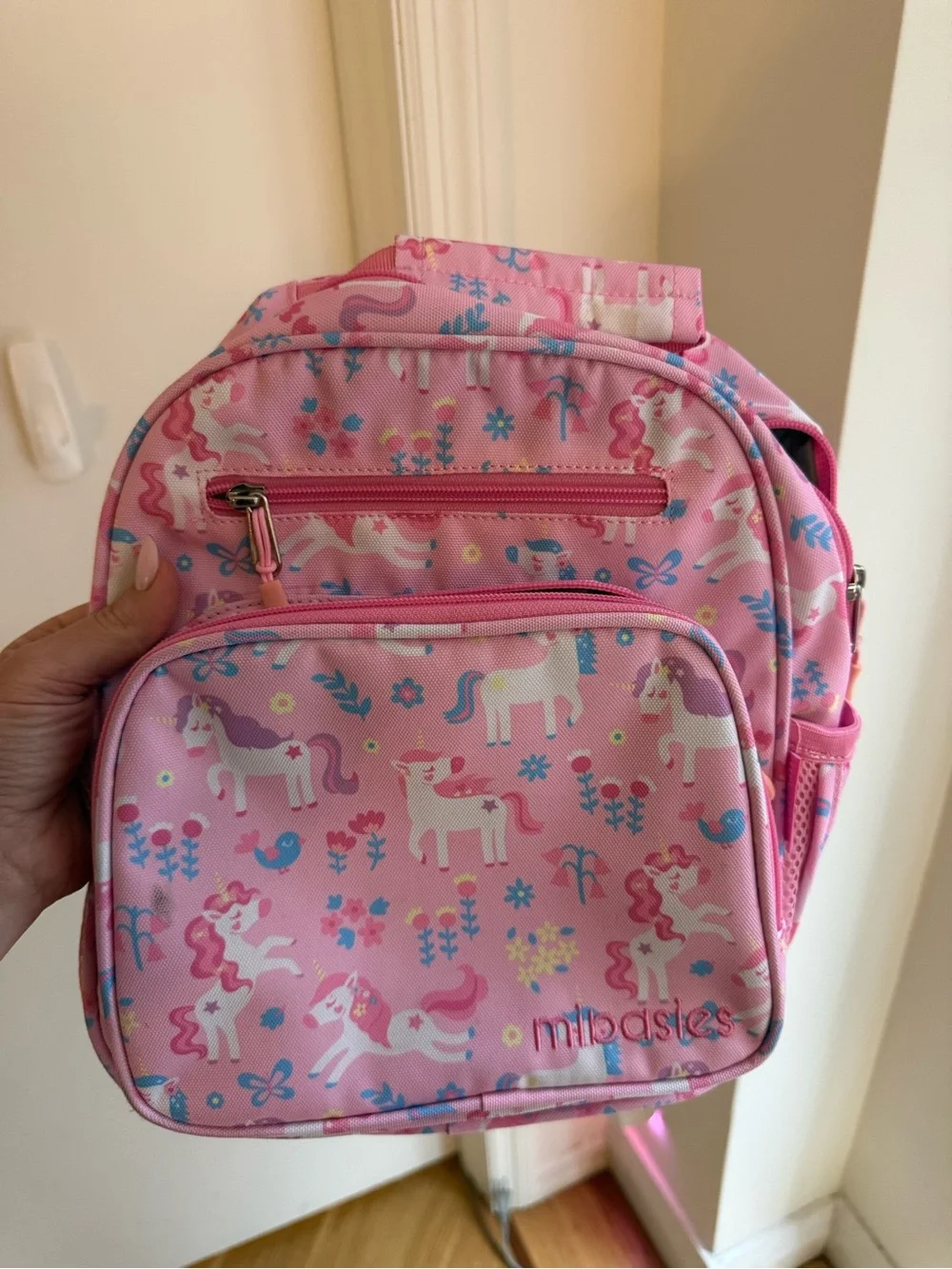 Milestones Pink Unicorn Kids Backpack
